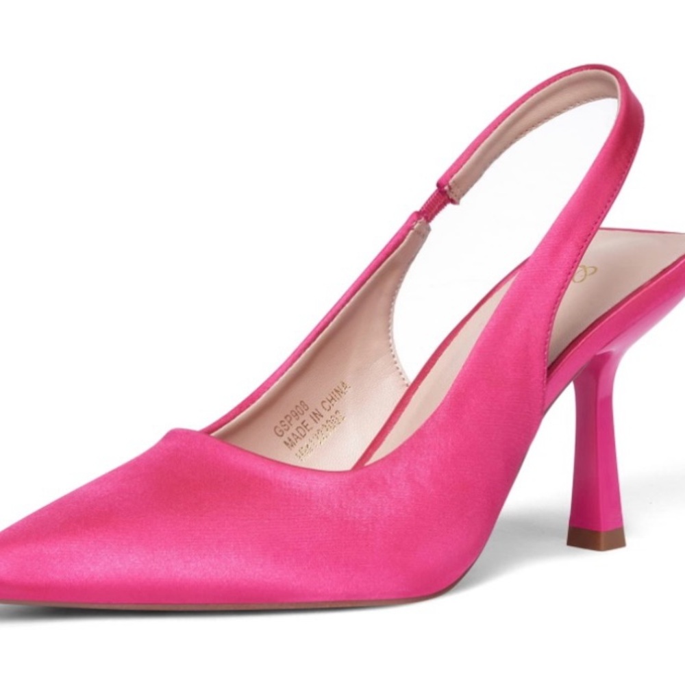 Elegant Pink Slingback Heels